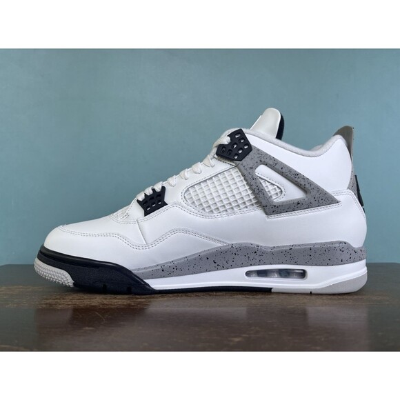 Nike Air Jordan 4 Retro OG "White Cement" 2025 Men's Size 15 FV5029-100 - Picture 3 of 11